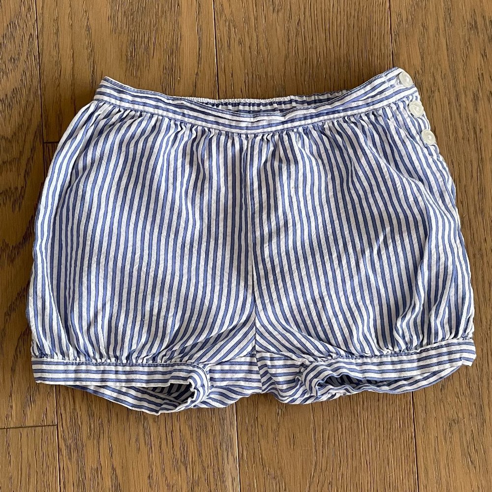 Jacadi Paris Baby Girl Striped Bloomer Seersucker Shorts